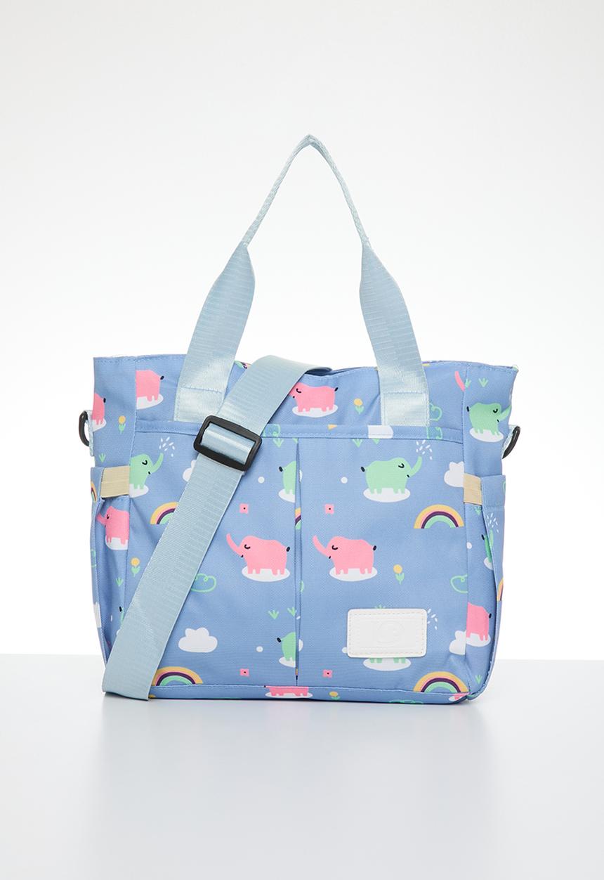 Pop Candy - Printed nappy bag - blue