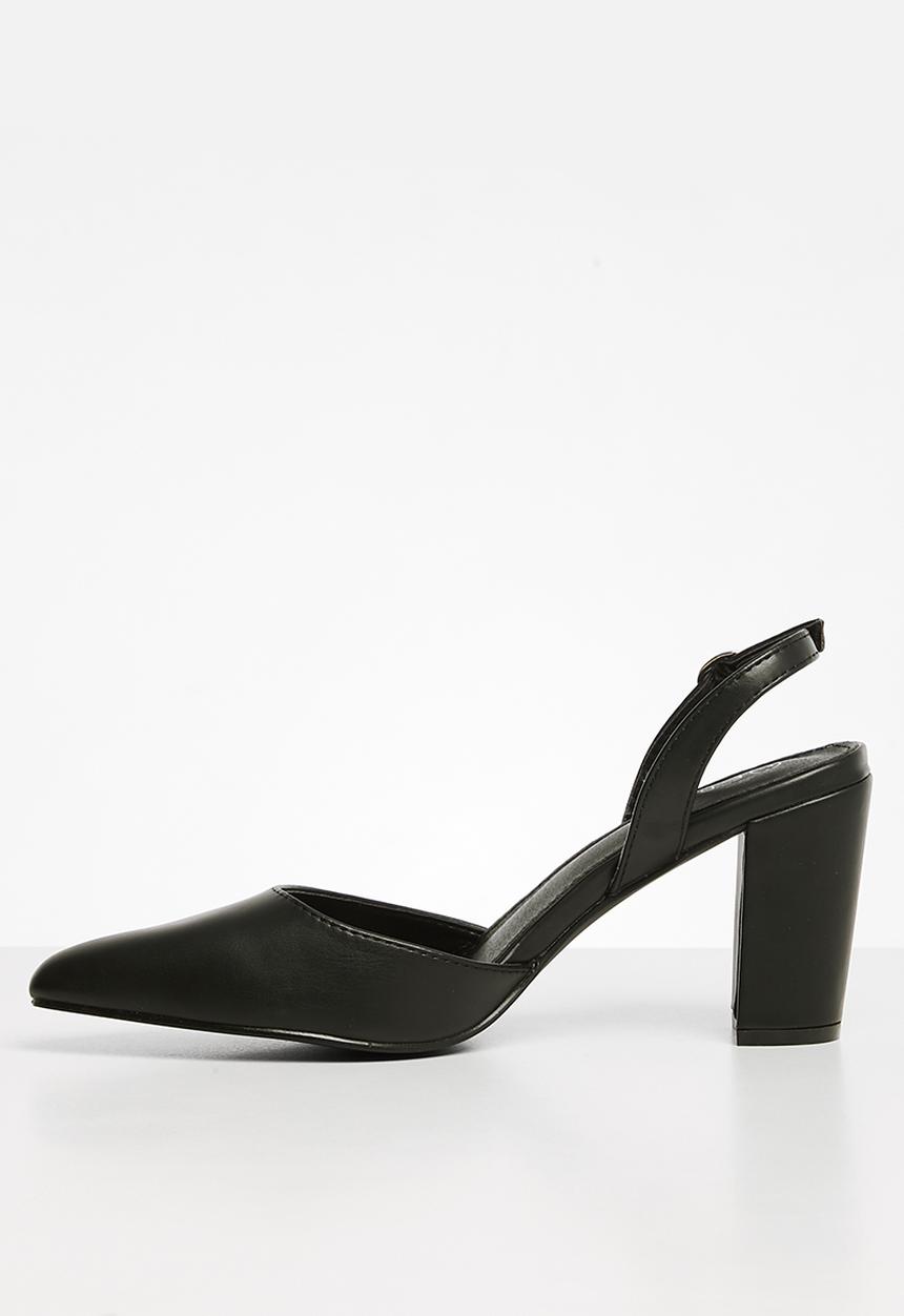 edit - Alexa block heel - black