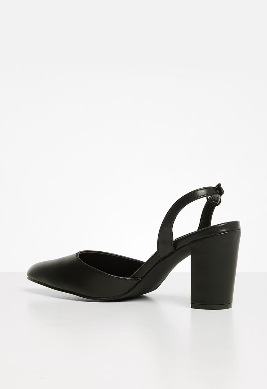 edit - Alexa block heel - black