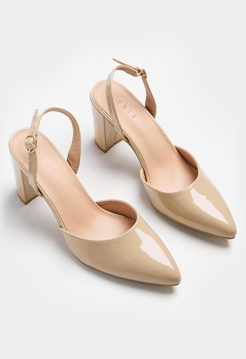 edit - Alexa block heel - neutral