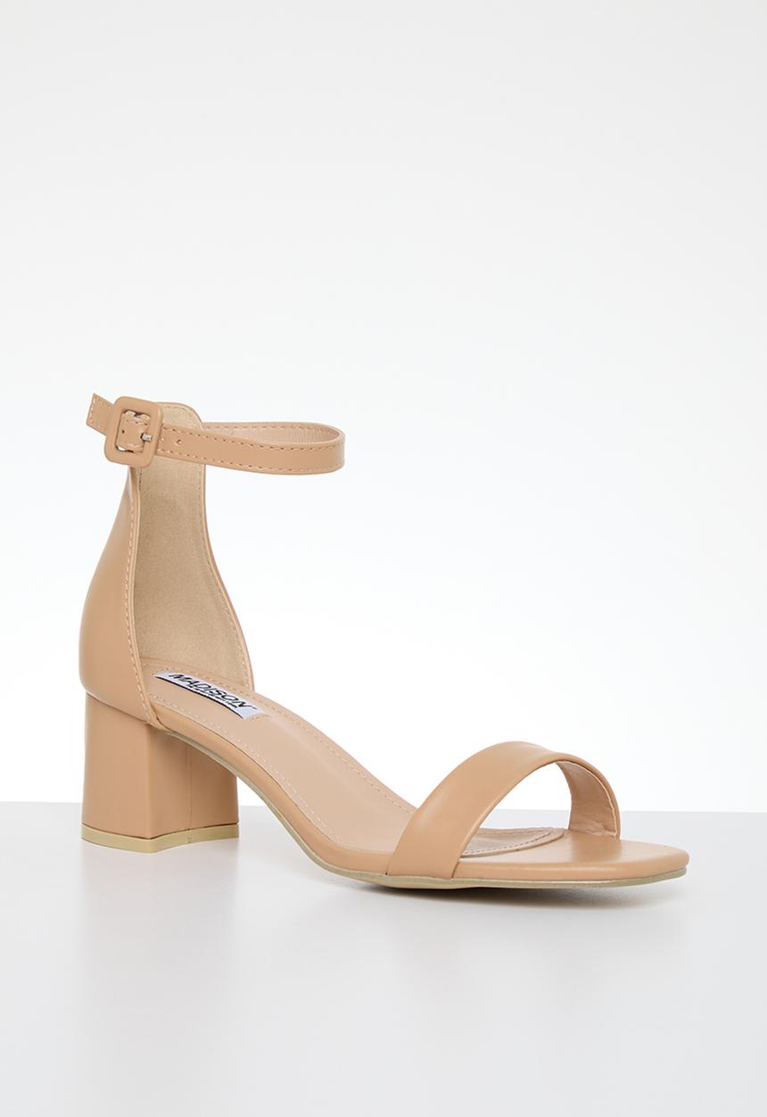 Madison® - Amira blockheel sandal - dark ecru