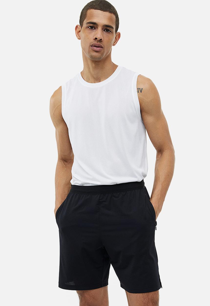 H&M - Mesh sports shorts - black