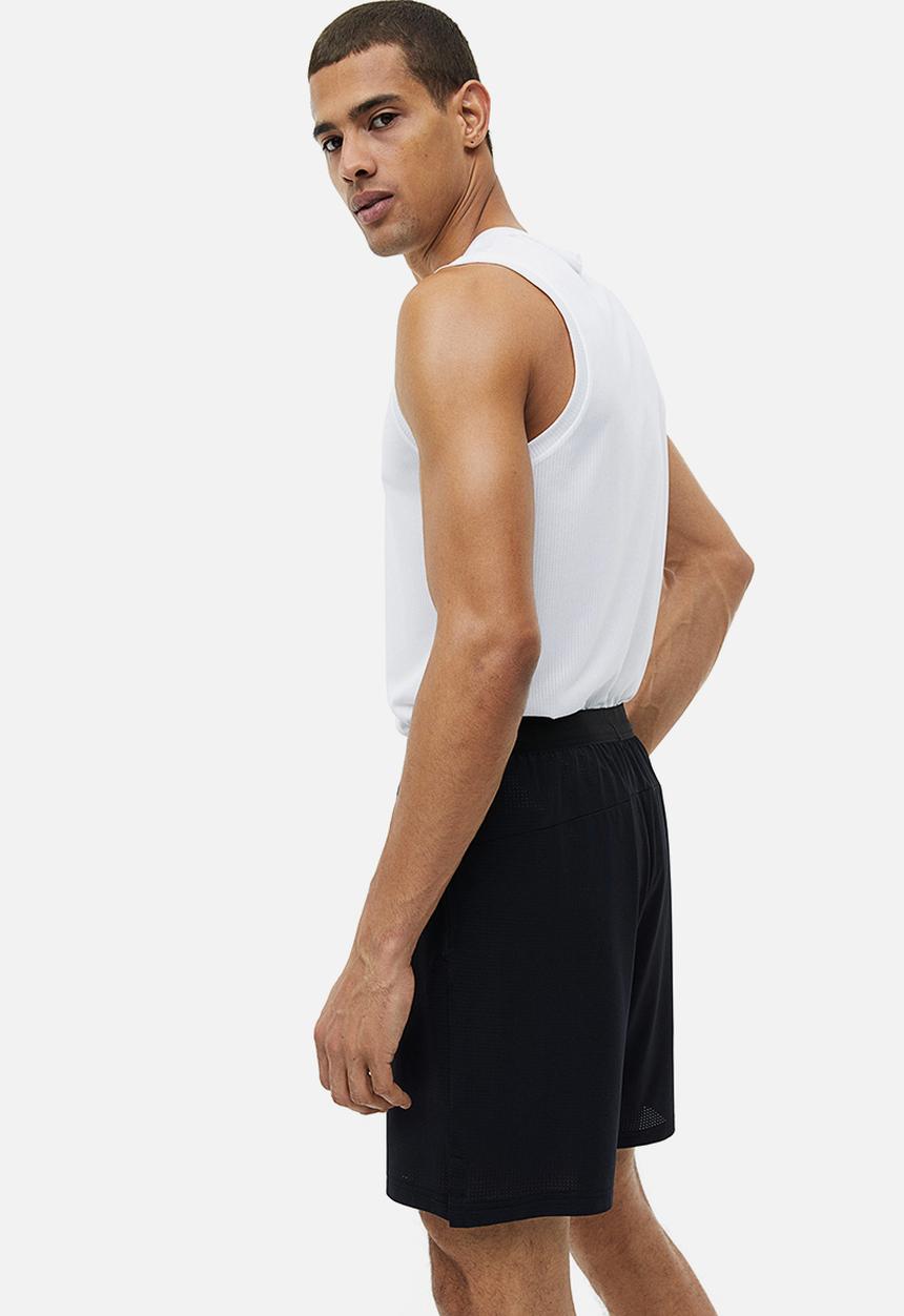 H&M - Mesh sports shorts - black