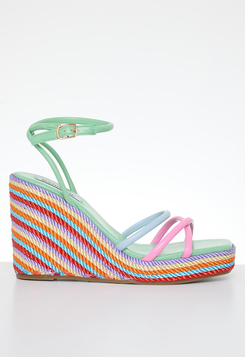 Madison® - Azalia wedge sandal - green multi