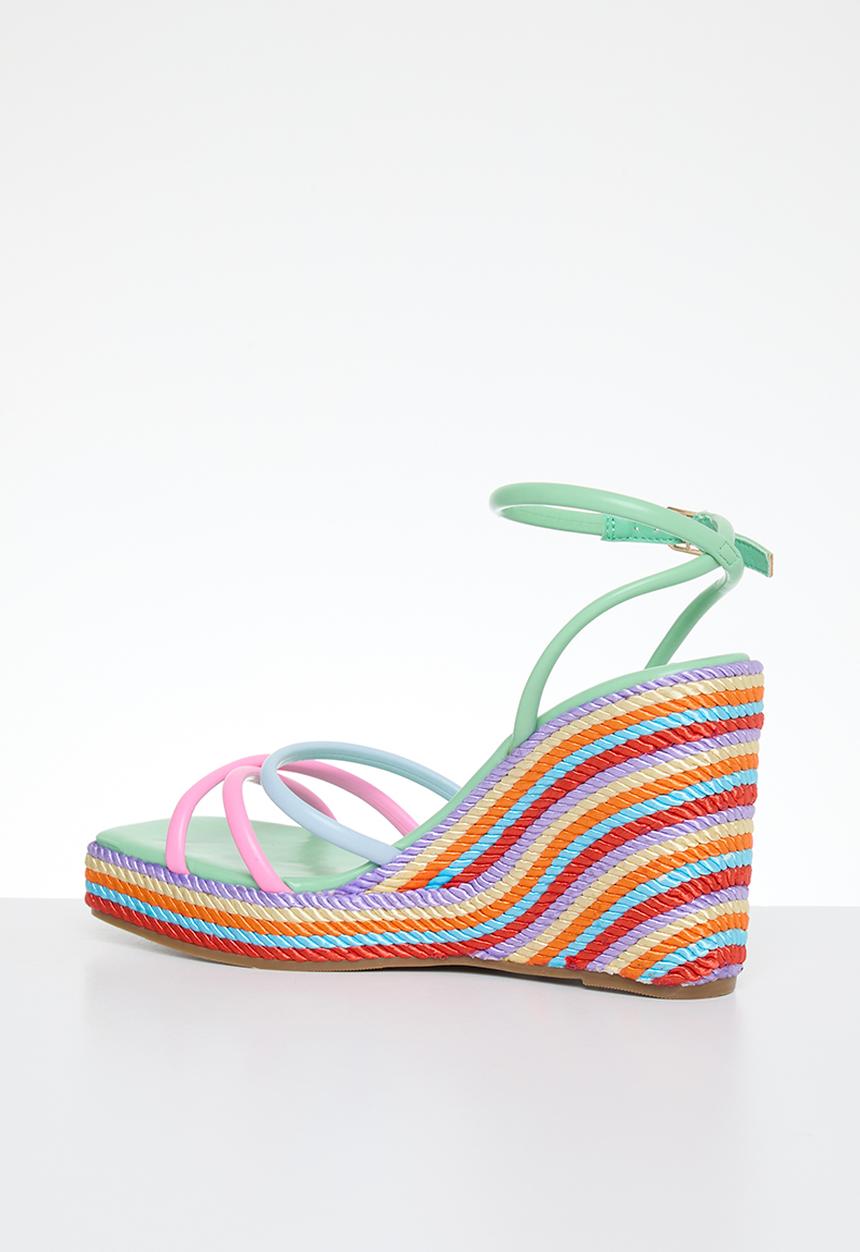 Madison® - Azalia wedge sandal - green multi