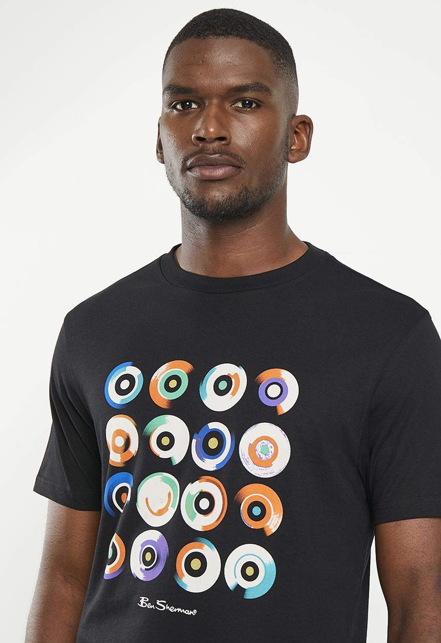 Ben Sherman - Target art tee-shirt - black