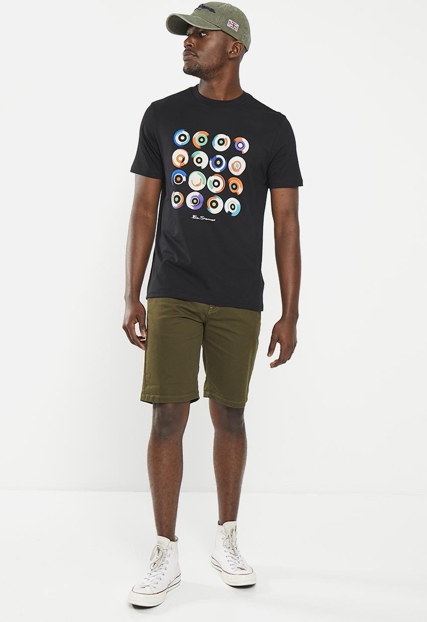 Ben Sherman - Target art tee-shirt - black