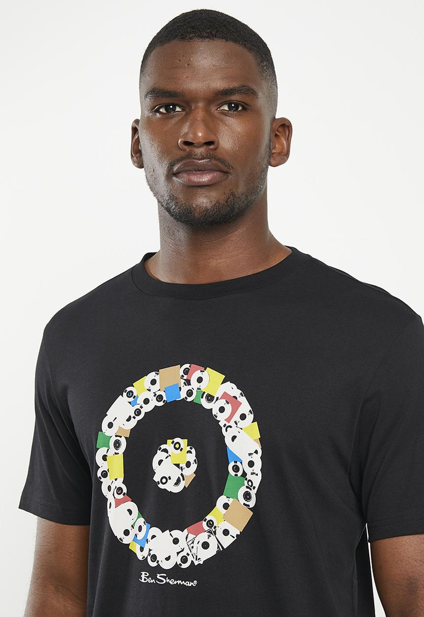 Ben Sherman - Records target tee-shirt - black