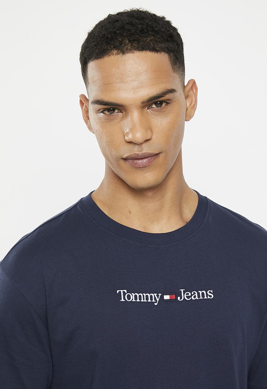 Tommy Hilfiger - Classic linear logo tee - navy