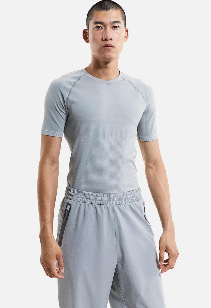 H&M - Drymove™ seamless sports top - grey