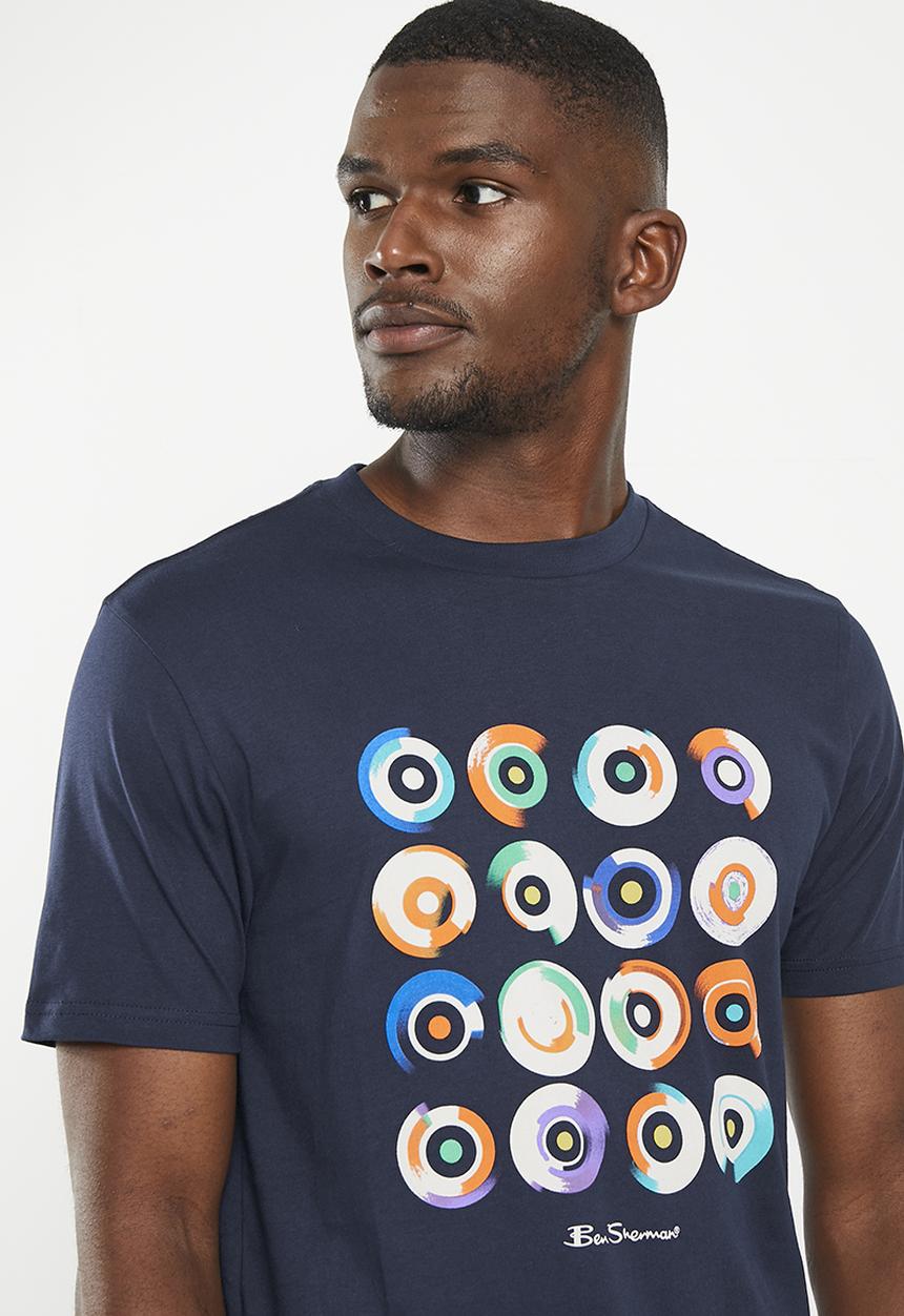 Ben Sherman - Target art tee-shirt - navy