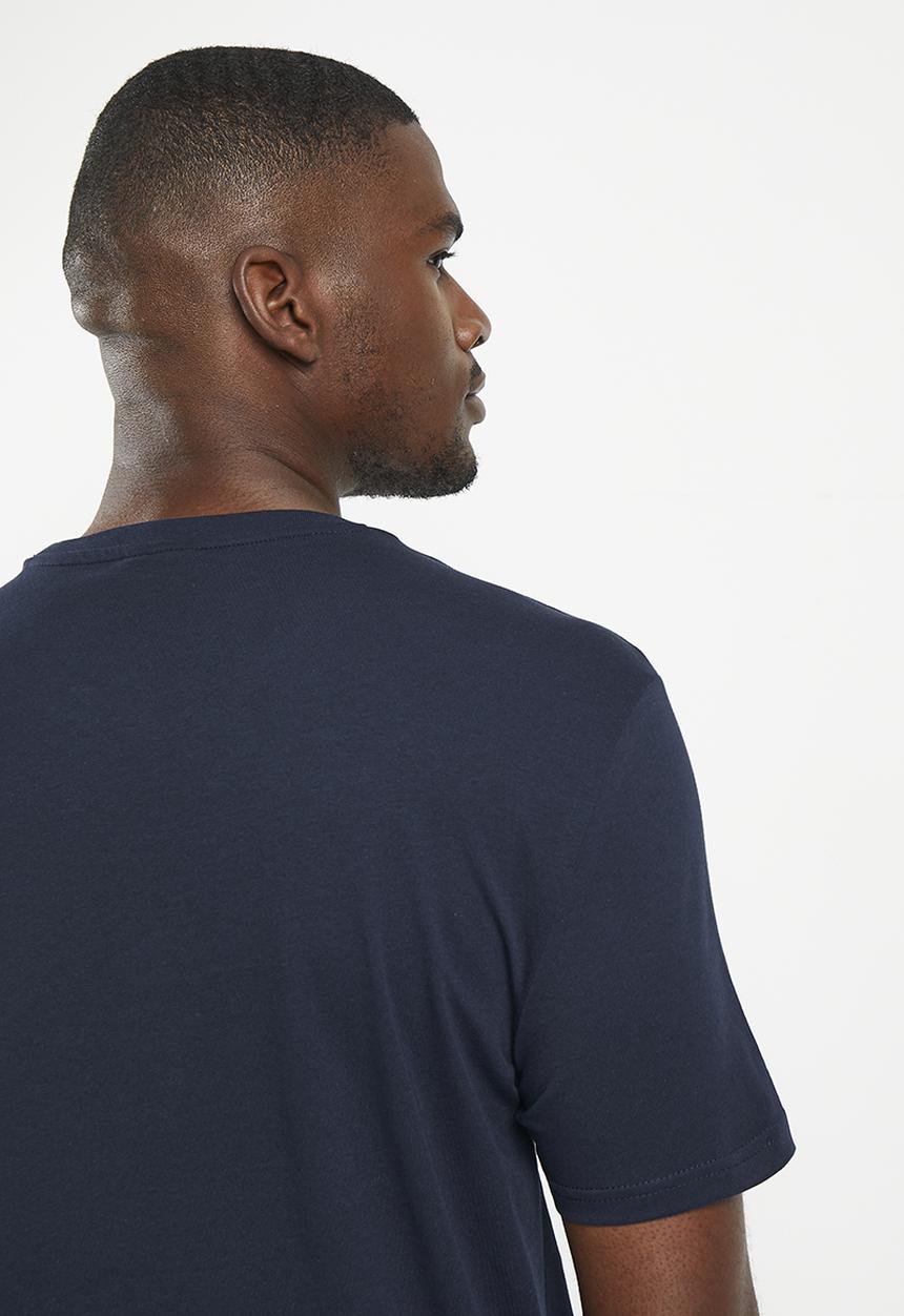 POLO - Mens short sleeve heritage logo tee - navy 
