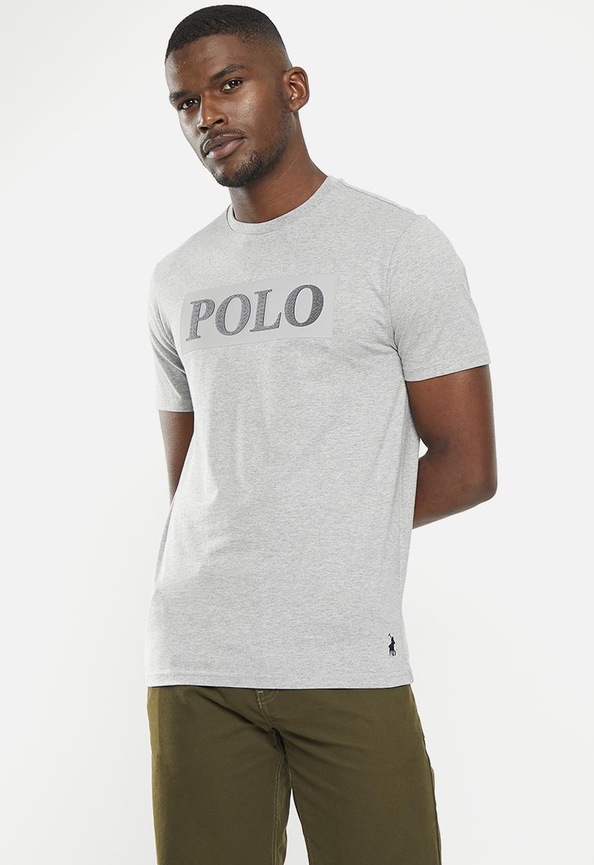 POLO - Mens short sleeve logo tee - grey
