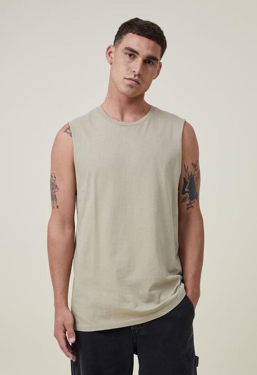 Cotton On - Organic muscle - gravel stone