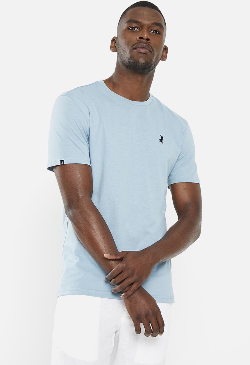 POLO - Mens crew neck short sleeve tee - blue 