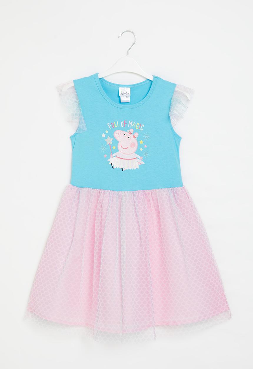 Character Group - Peppa pig party dress - blue