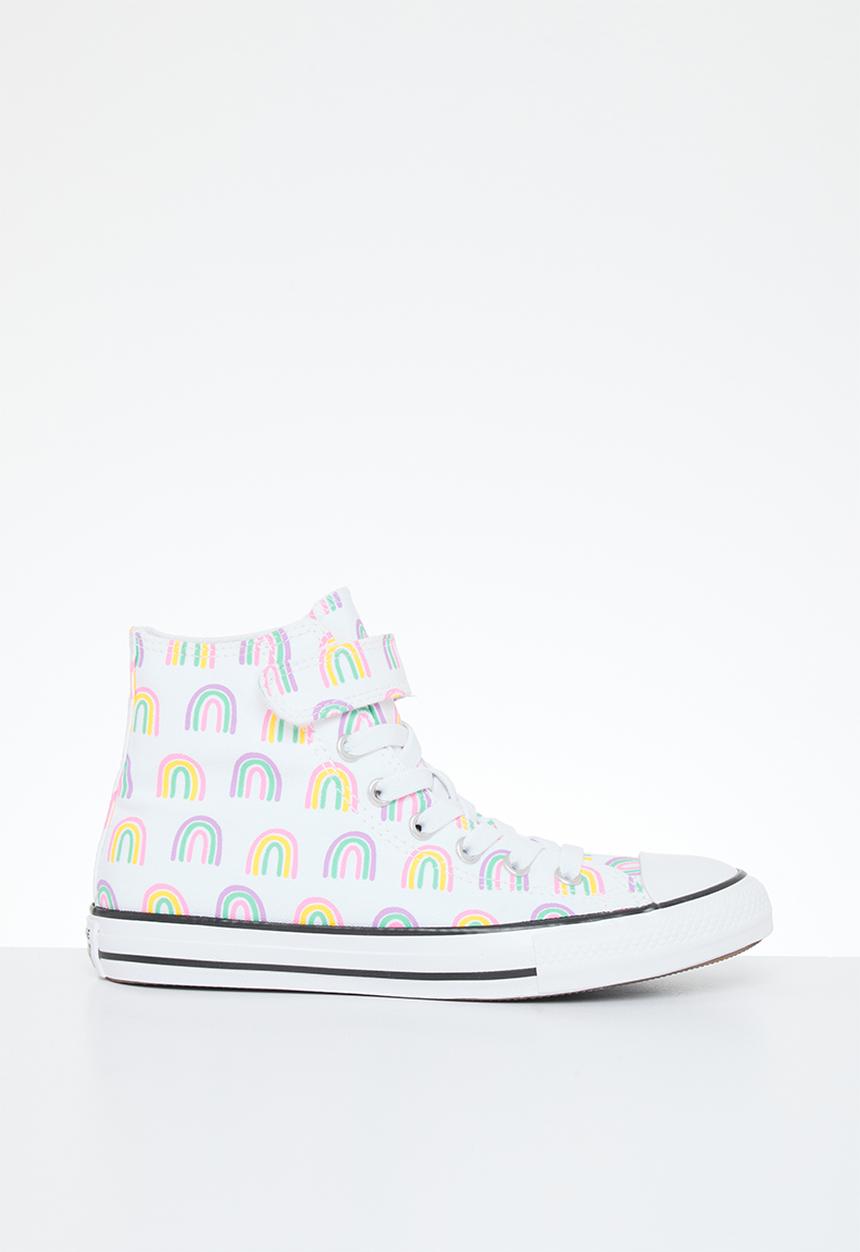 Converse - Chuck taylor all star 1v - white/grape fizz/amarillo