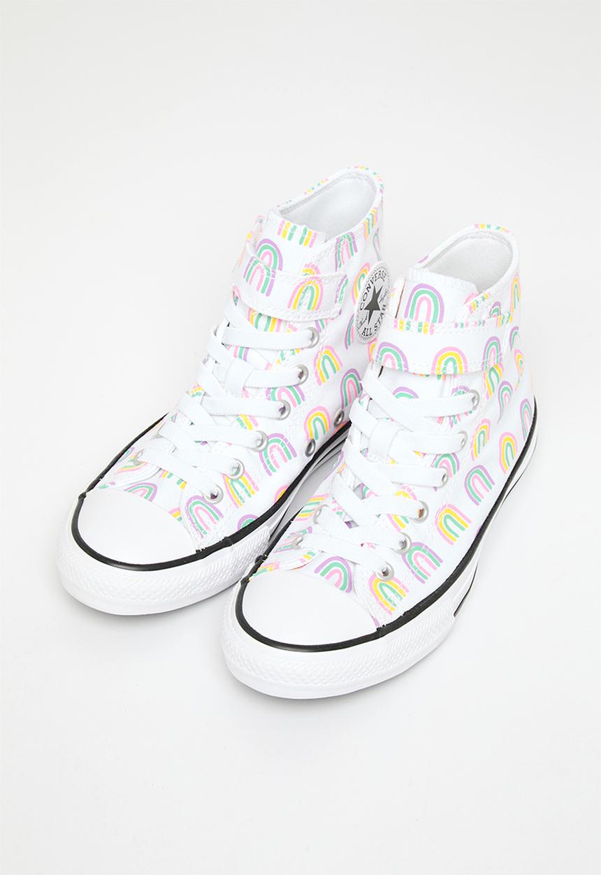 Converse - Chuck taylor all star 1v - white/grape fizz/amarillo