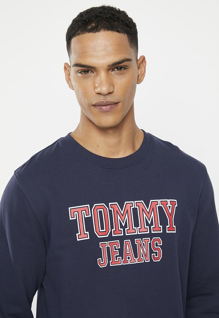 Tommy Hilfiger - Regular entry graphic crew - navy 