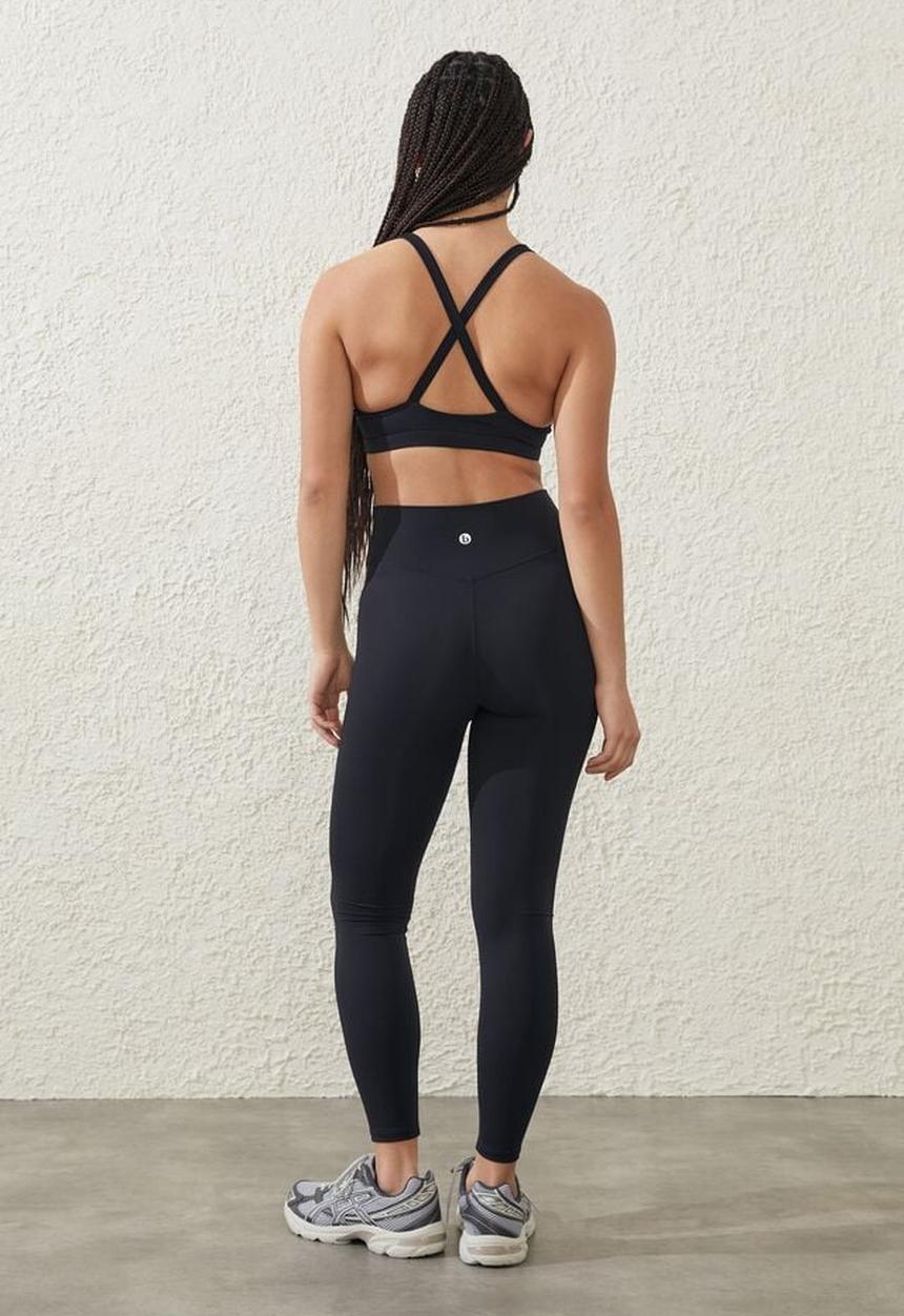 Cotton On - Ultra luxe crossover 7/8 tight - black