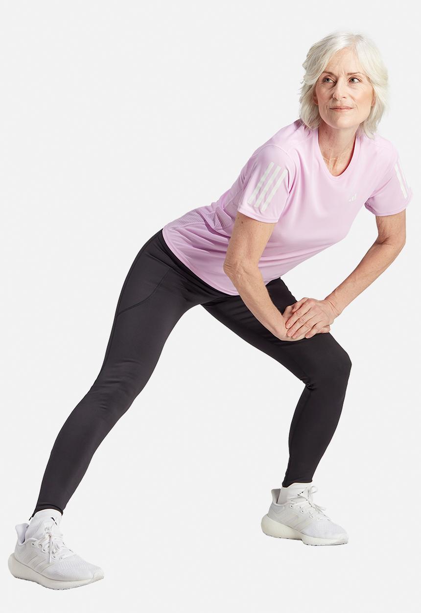adidas Performance - Own the run tee - bliss lilac