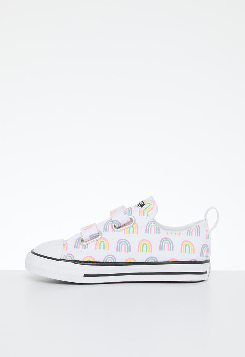 Converse - Chuck taylor all star 2v - white/grape fizz/amarillo