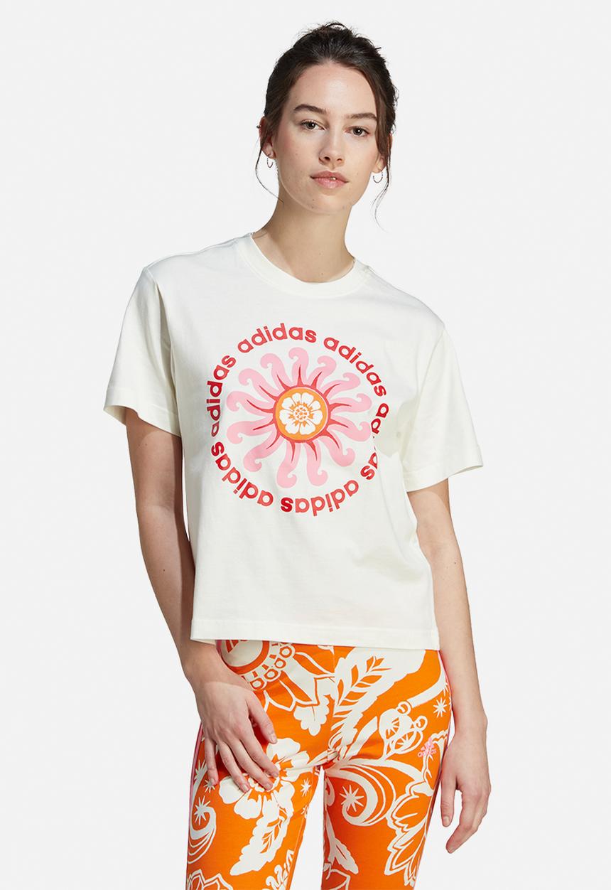 adidas Performance - Farm gfx tee - off white
