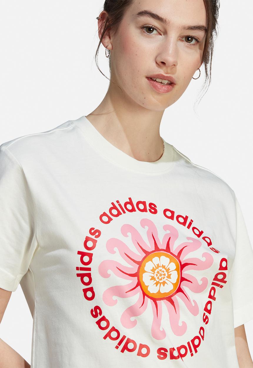 adidas Performance - Farm gfx tee - off white