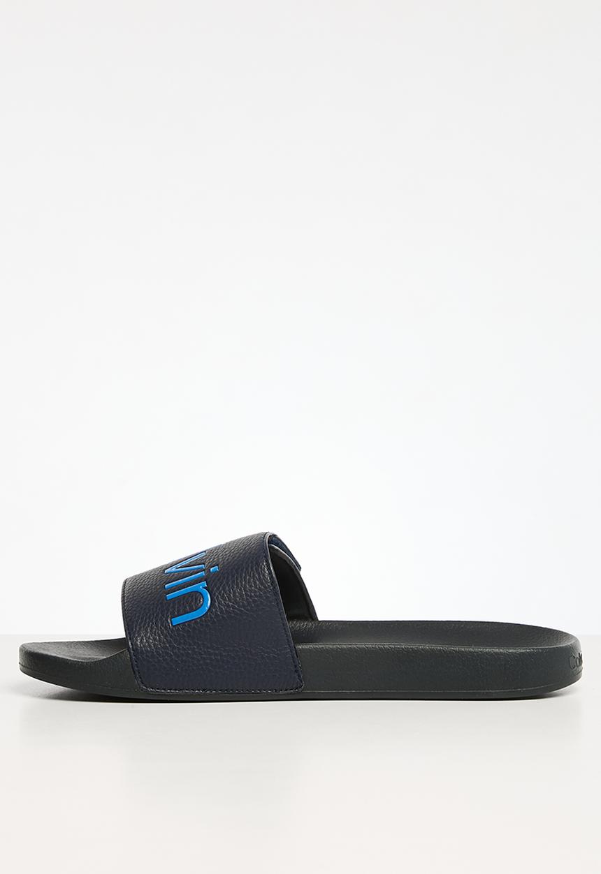 Calvin Klein - Adj pool slide pu - ck navy