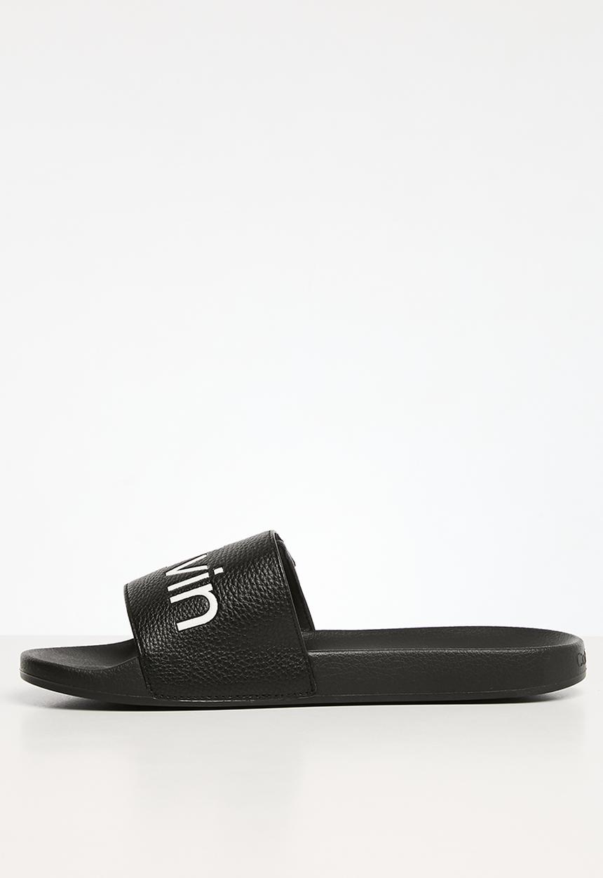 Calvin Klein - Adj pool slide pu - ck black