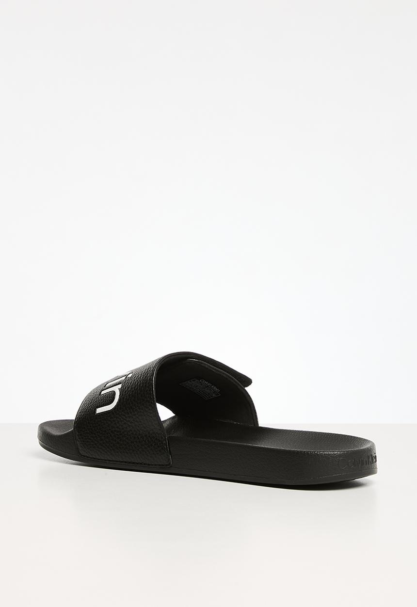 Calvin Klein - Adj pool slide pu - ck black