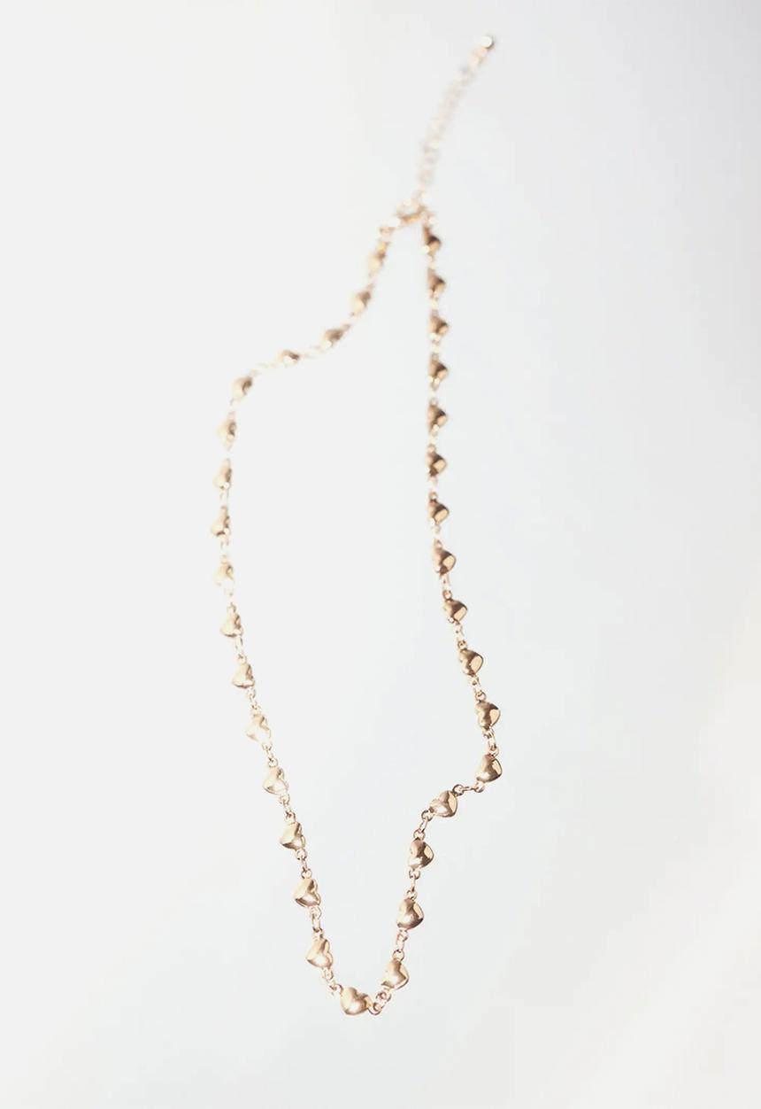 MANGO - Heart pendant necklace - gold