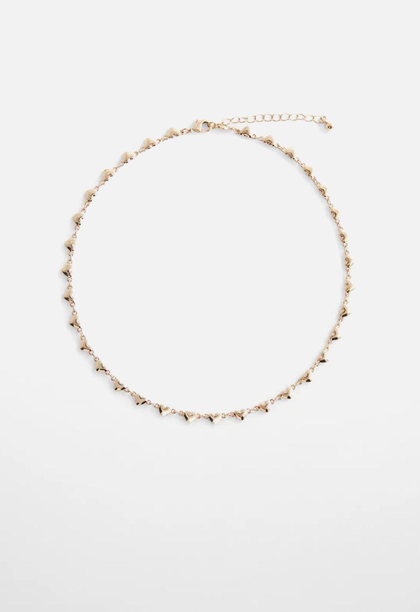 MANGO - Heart pendant necklace - gold