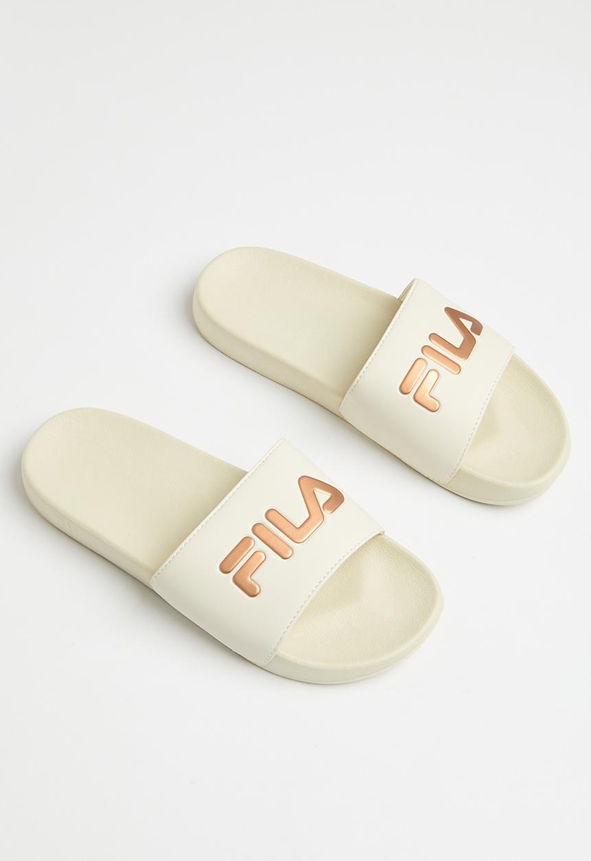 FILA - Hillside metallic slide - gardenia/rose gold