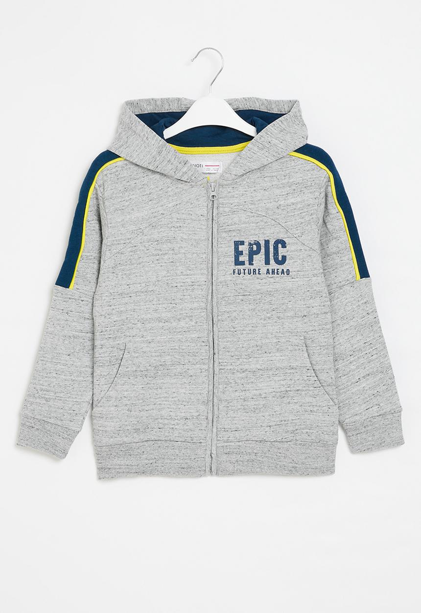 MINOTI - Grindle zip thru hoodie - grey