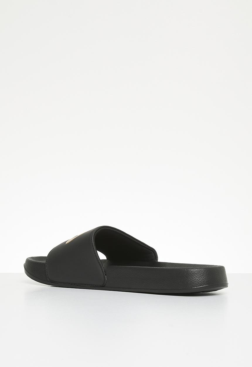 FILA - Hillside metallic slide - black/gold