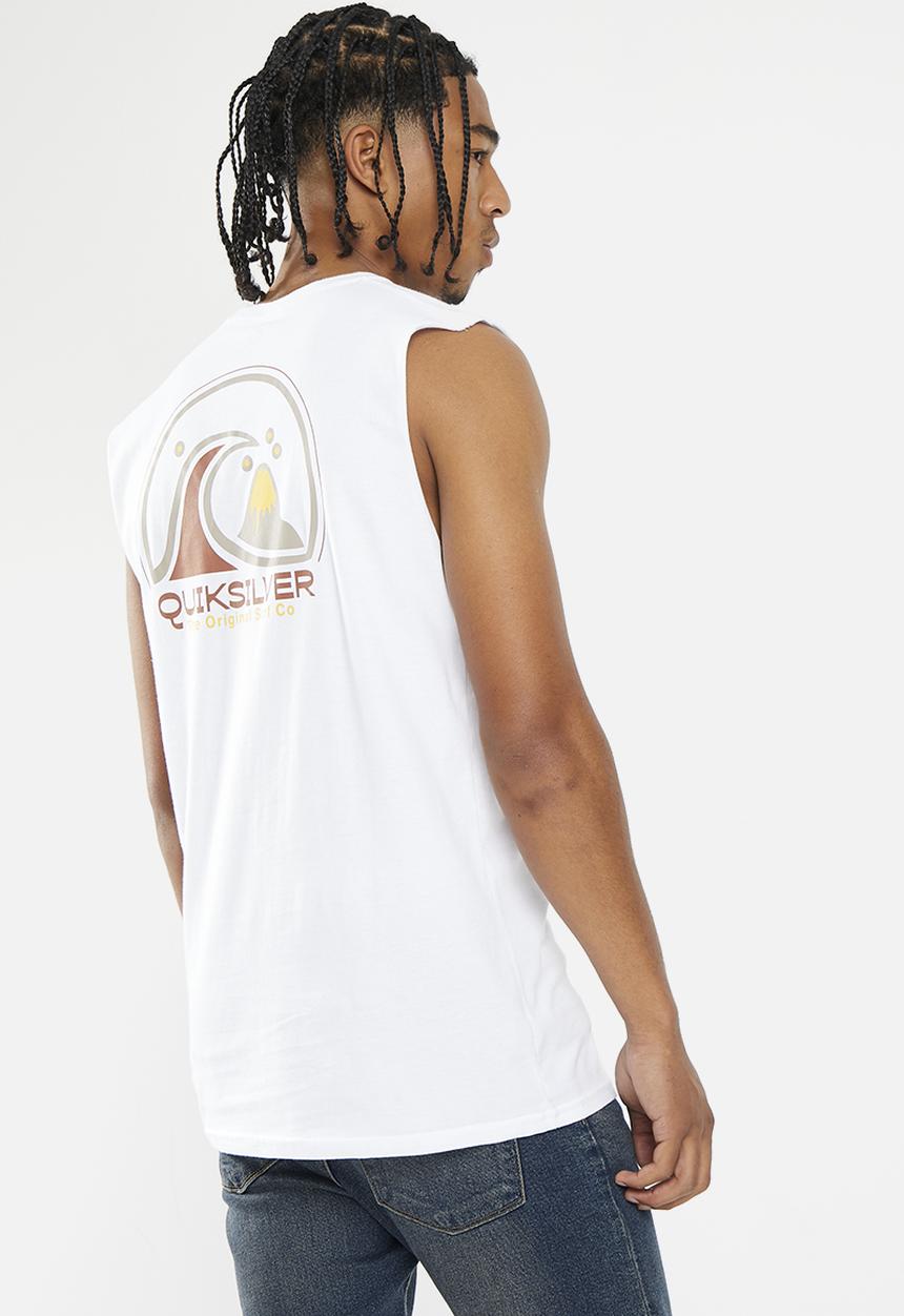 Quiksilver - Clean circle muscle - white