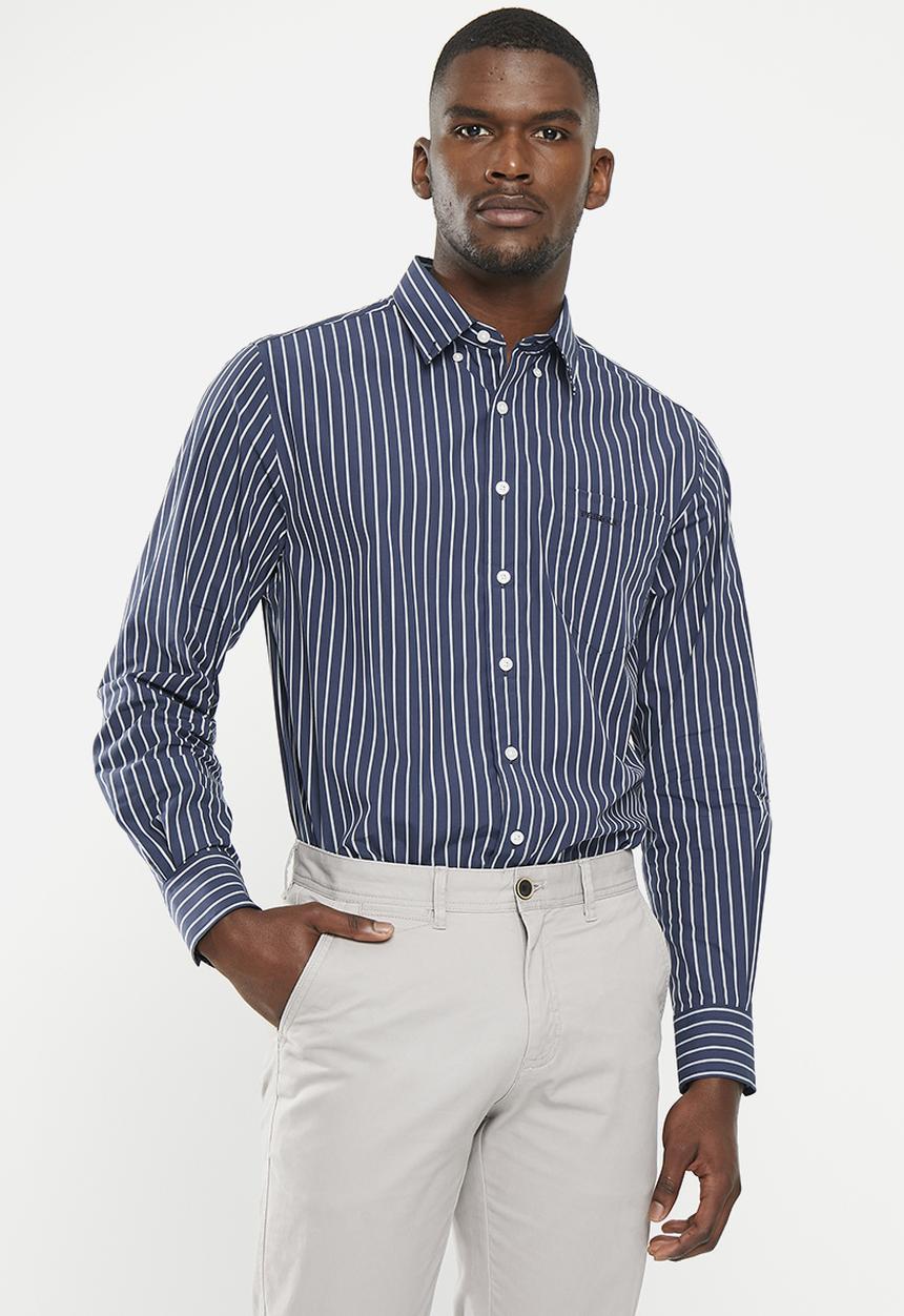 Pringle of Scotland - Finley long sleeve shirt - navy