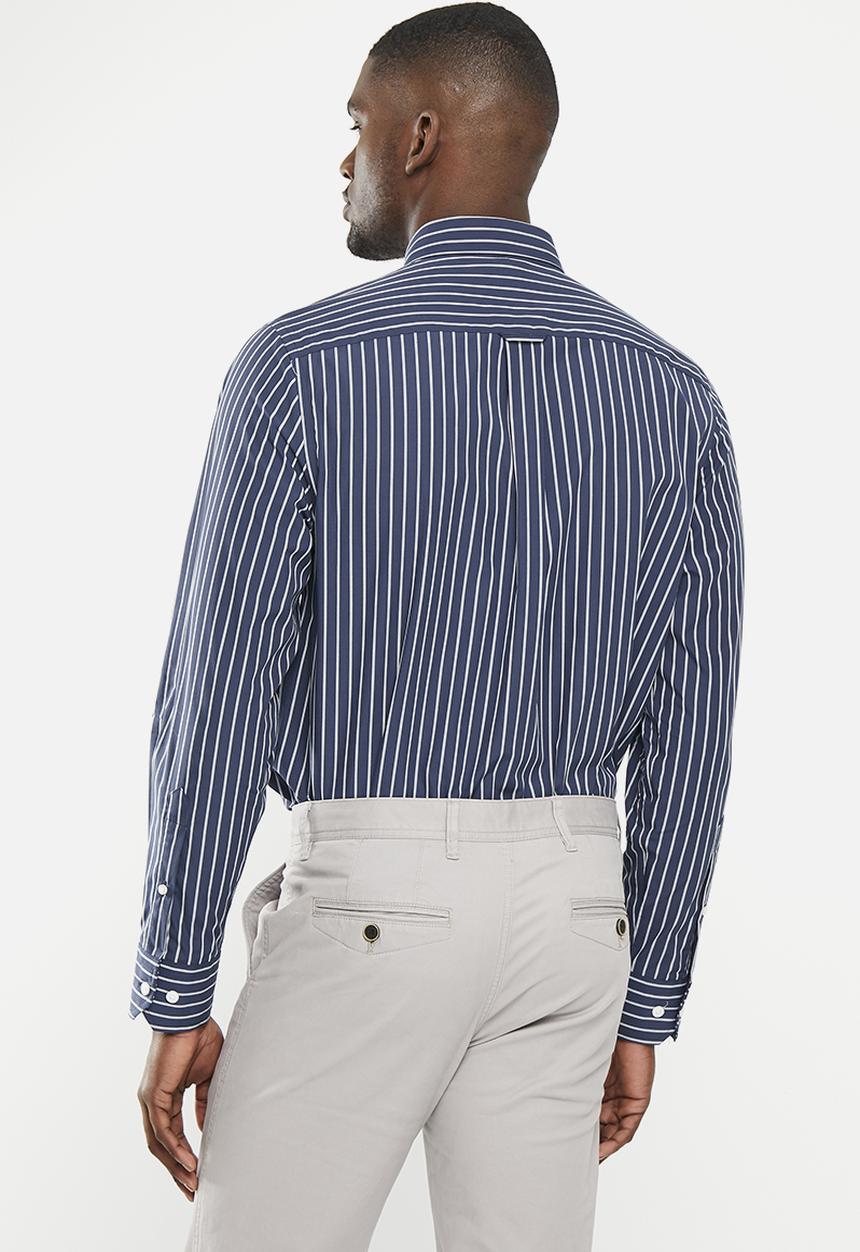 Pringle of Scotland - Finley long sleeve shirt - navy