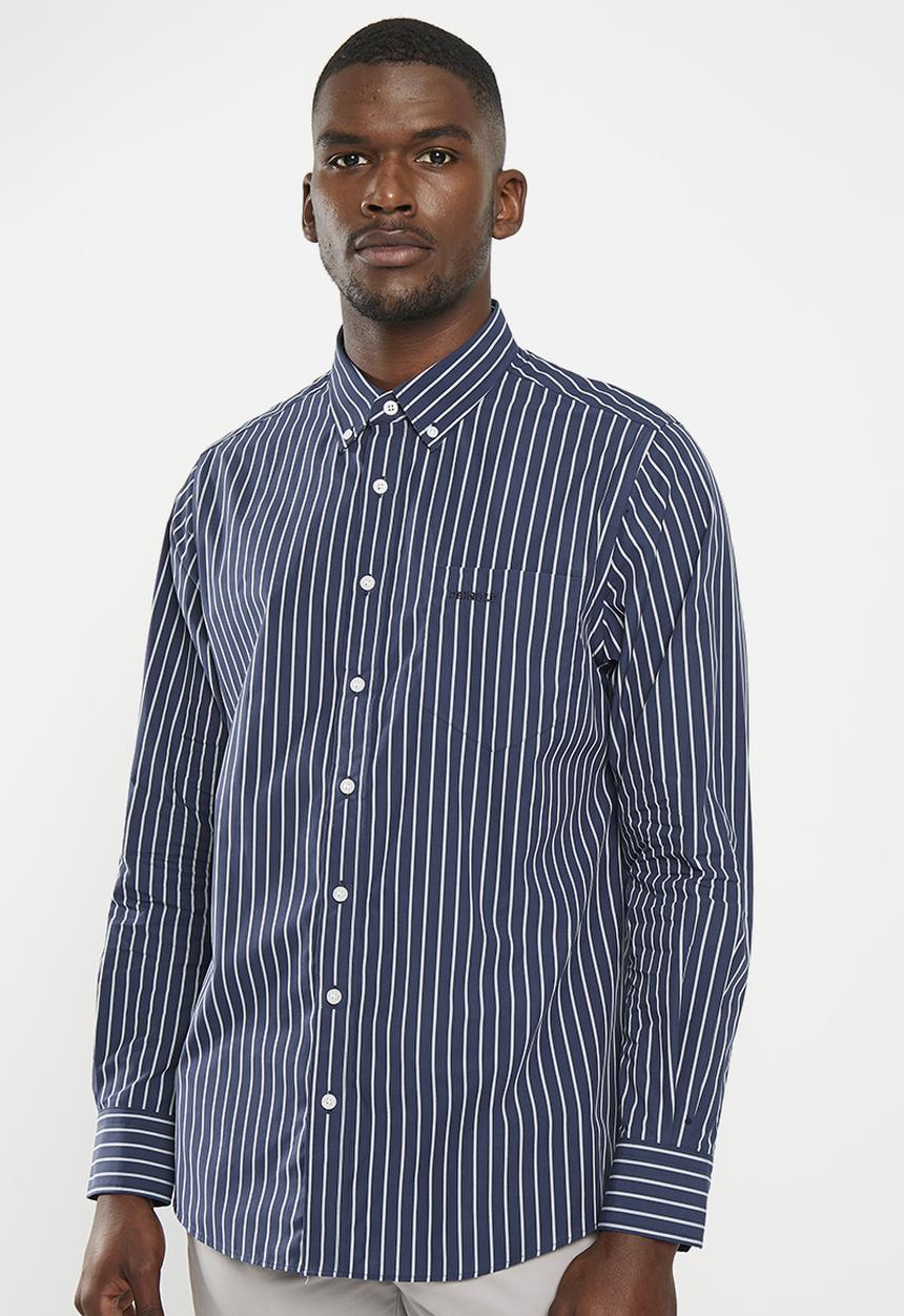 Pringle of Scotland - Finley long sleeve shirt - navy