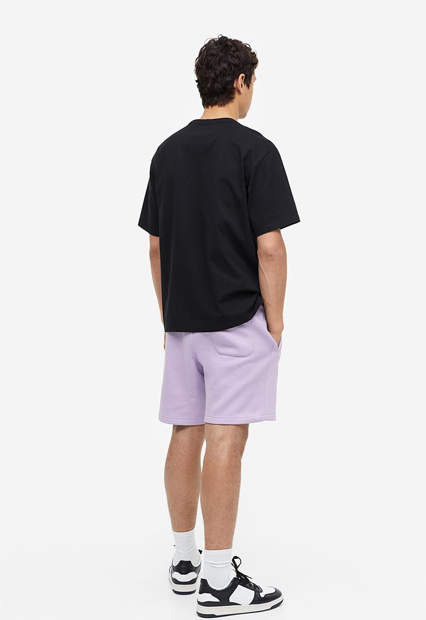 H&M - Regular fit sweatshorts - purple