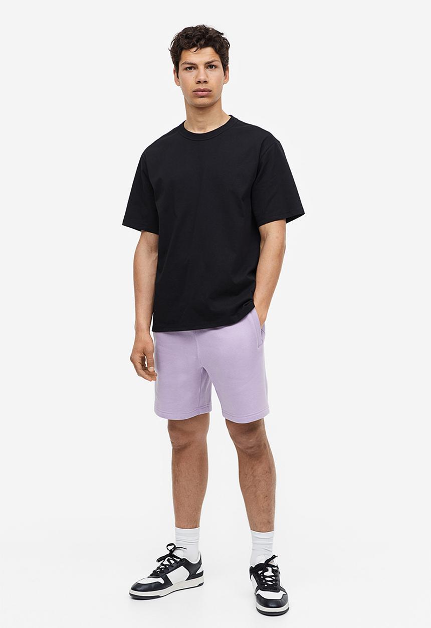 H&M - Regular fit sweatshorts - purple