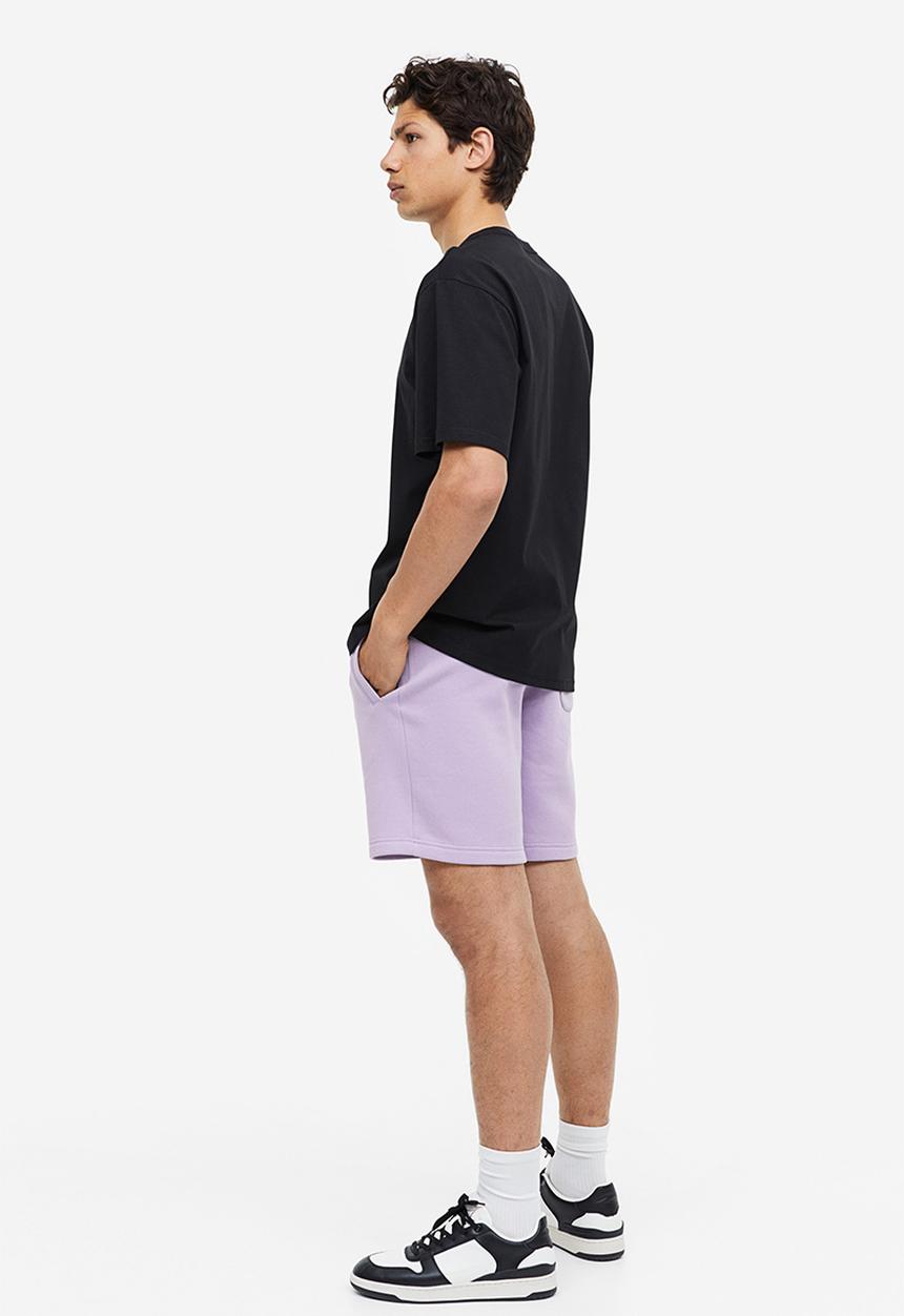 H&M - Regular fit sweatshorts - purple