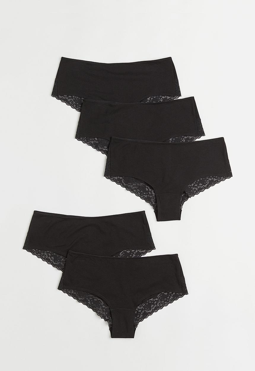 H&M - 5-Pack hipster briefs - black