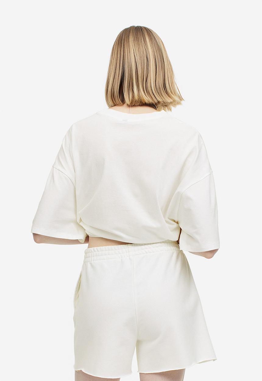H&M - Sweatshorts - white