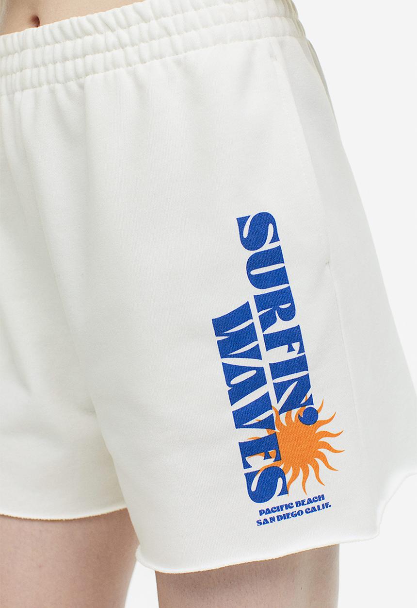 H&M - Sweatshorts - white
