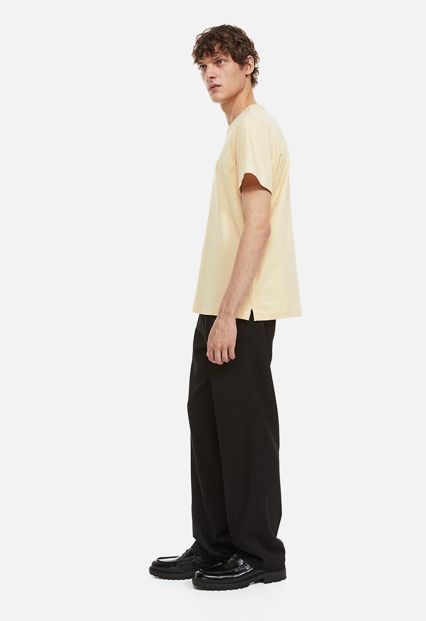 H&M - Regular fit appliquéd t-shirt - yellow