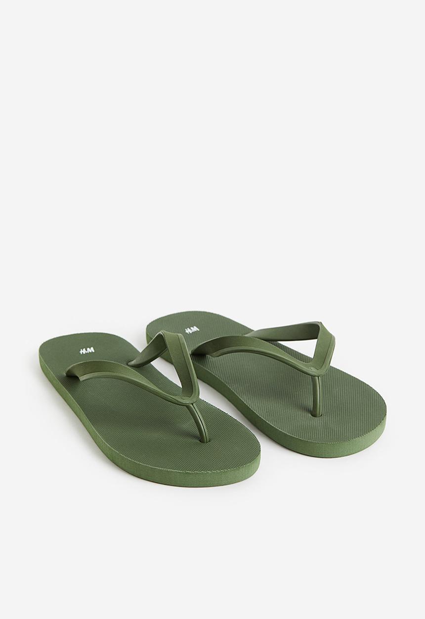 H&M - Flip-flops - green
