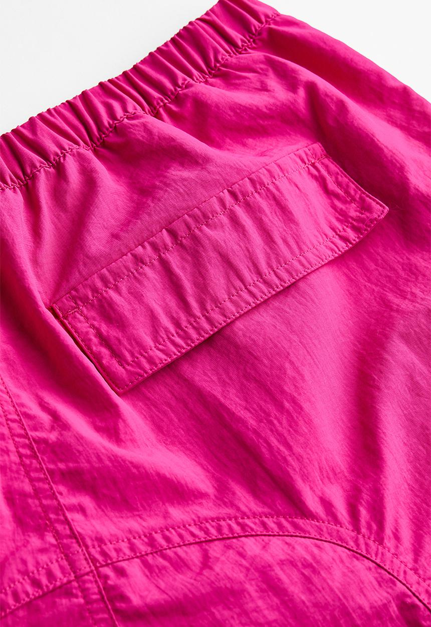 H&M - Low-waisted parachute trousers - cerise
