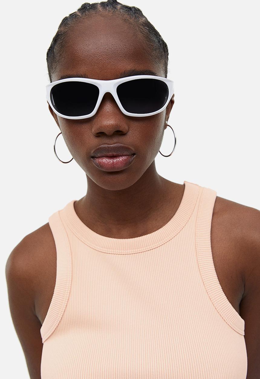 H&M - Cropped vest top - light orange